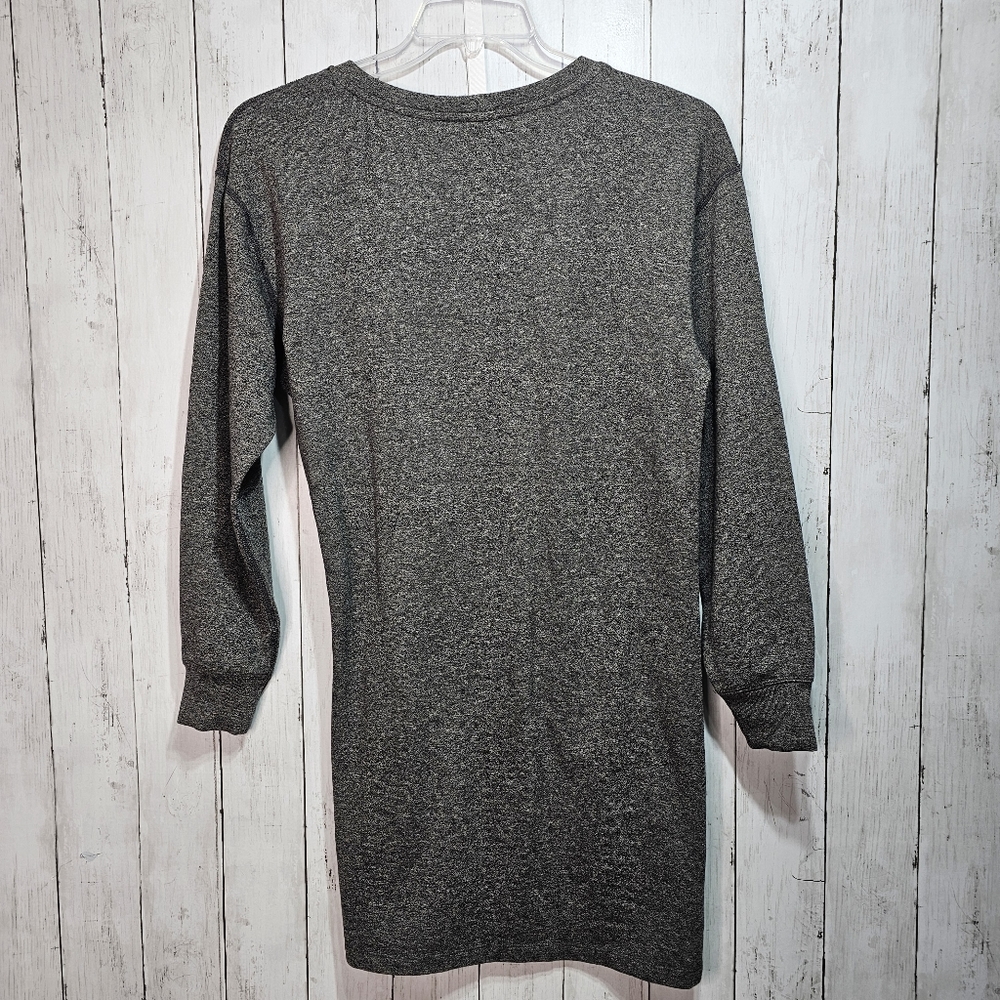 CAbi Women's Gray Put On Dress Cotton Blend Long Sleeve Size Small. - Picture 8 of 8